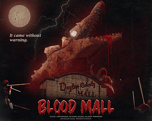 Blood Mall is an intense game about a dinosaur rampage