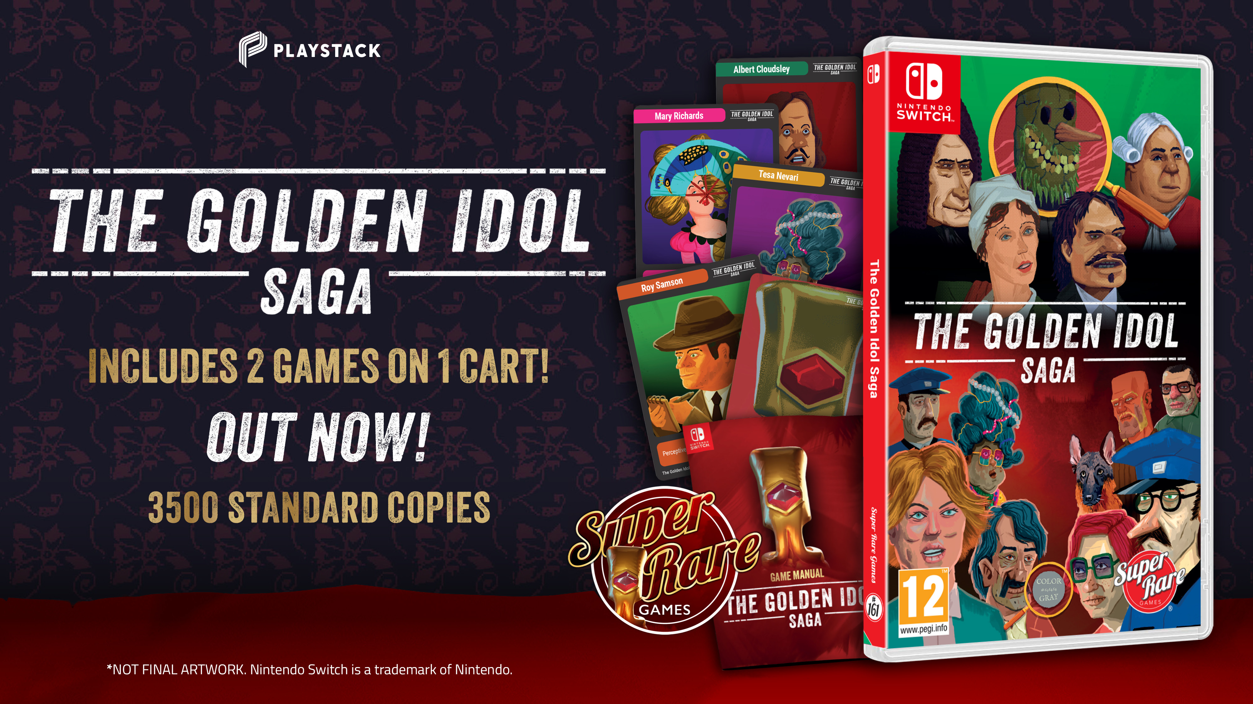 The Golden Idol Saga Gets Physical Release on Nintendo Switch Next Week!